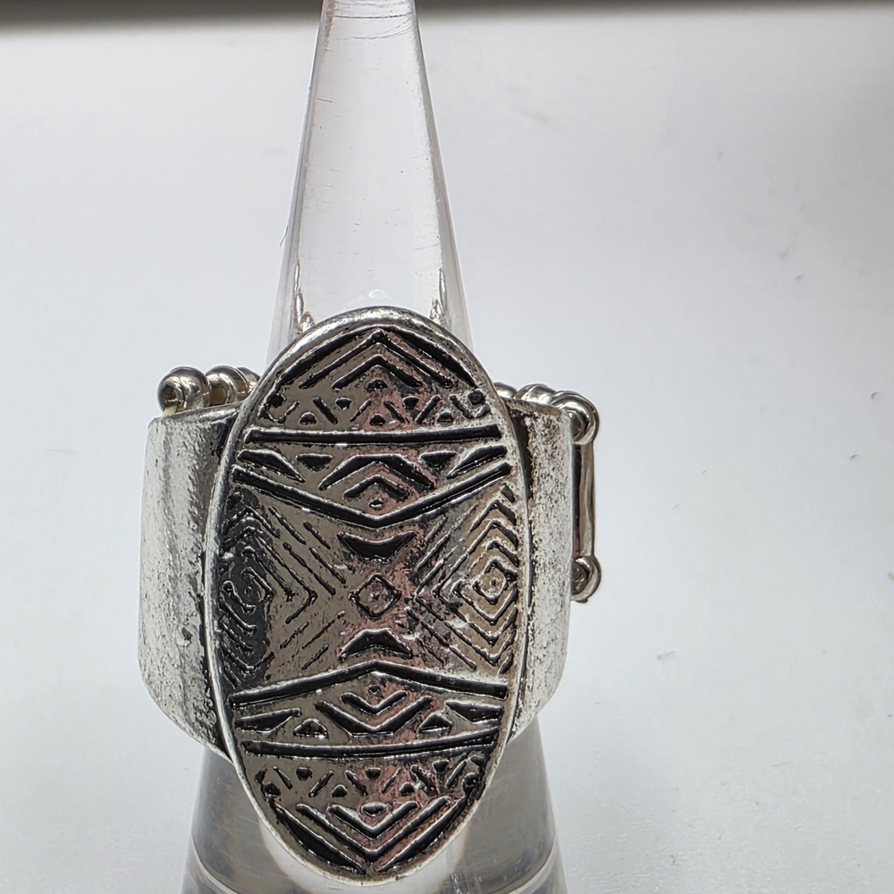 Paparazzi Silver Geometric Ring (216)